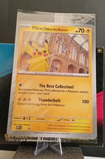 Pikachu at the Museum Oversized Promo Pokemon Natural History Museum