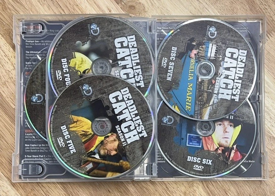 Deadliest Catch Season 11 - 7 DVD Set - Discovery 2016 - Exclusive edition OOP - Image 4 of 4
