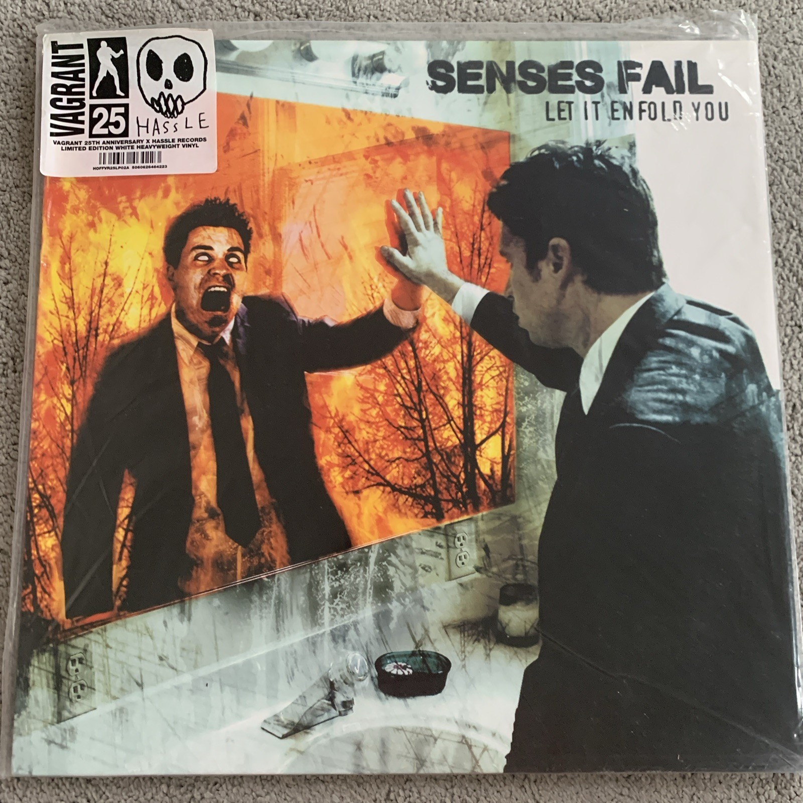 Let It Enfold You by Senses Fail White Vinyl Record, 2022 New Sealed