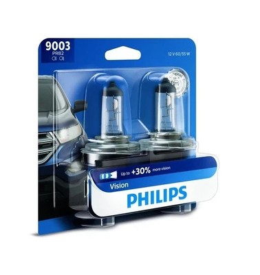 Philips 9003 CVB2 Upgrade Crystal Ultra Vision H4 Halogen Car Light Bulb