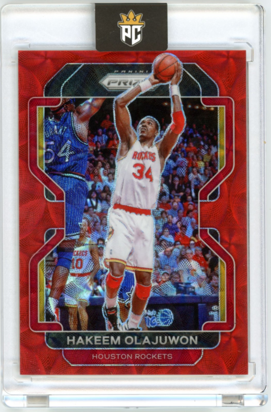 2021-22 Panini Prizm Choice Red Hakeem Olajuwon 24/88 Houston Rockets #265