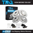 TRQ Front & Rear Brake Pad & Rotor Kit Ceramic Fits 19-23 Lexus 18-23 Toyota