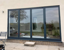 Aluminium Bi-Fold Doors 4m x 2.1m