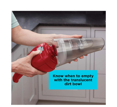 BLACK+DECKER Cordless Handheld Vacuum, Dustbuster, for Car & Pet Hair, Bagless