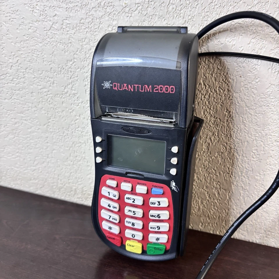 Quantum 2000 Credit Card Machine Model# T4210 - Imagem 4 de 4