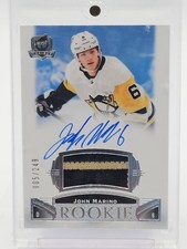 JOHN MARINO 2019-20 UD THE CUP RPA PATCH AUTO /249 #125 PENGUINS Q6438