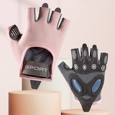 Half finger fitness gloves for women