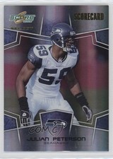 2008 Score Select Scorecard /100 Julian Peterson #281 12zm