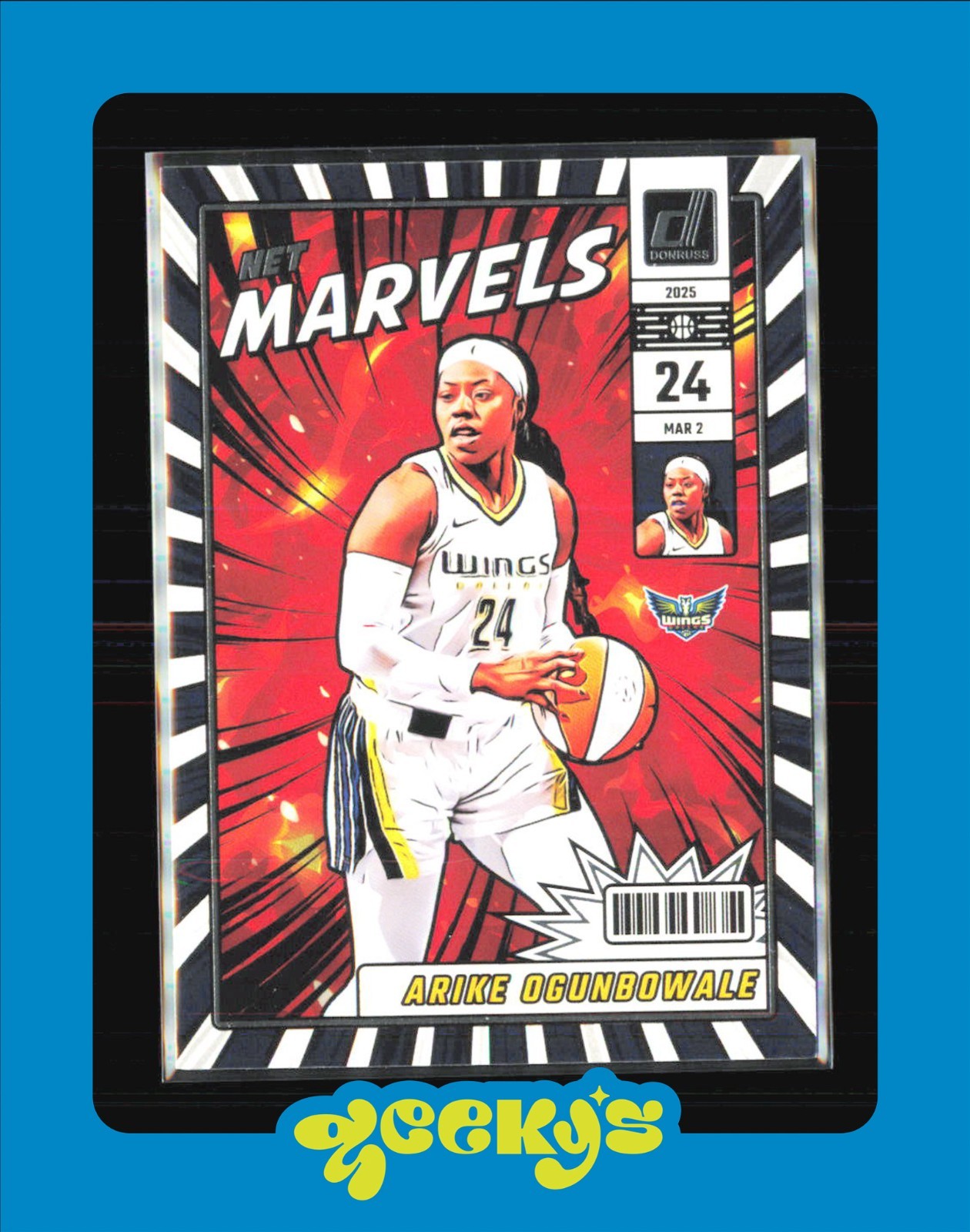 2025 Donruss WNBA #21 Arike Ogundowale Net Marvels $2MIN ORDER