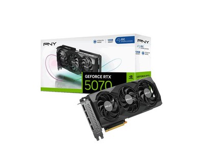 PNY GeForce RTX 5070 12GB GRAPHICS CARD RTX5070 TRPLFAN OC PB PNY GPU Max