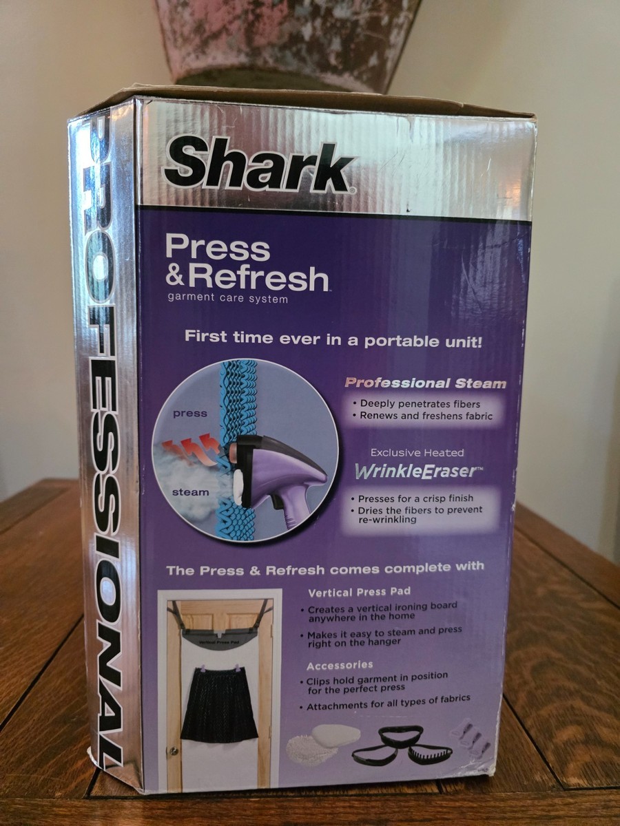 Shark Press and Refresh Garment Steamer Wrinkle Eraser Steam