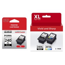 PG-240XL CL-241XL Black Color Ink Cartridge for Canon PIXMA MG2120 MG2220 MG3620