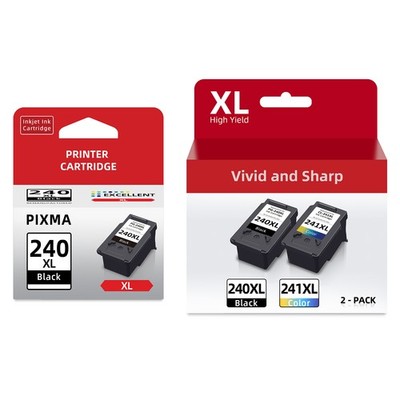 PG-240XL CL-241XL Black Color Ink Cartridge for Canon PIXMA MG2120 MG2220 MG3620