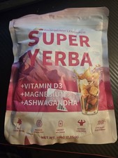 Super Yerba, 3-in-1 Formula with Low Sugar,Yerba Mate Instant Tea Powder,Clean E