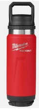 Milwaukee 24 oz Insulated Bottle Red Chug Lid...