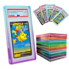 For PSA CGC 35PT Gradient PSA Graded Card Slab TPU Bumper Guard Protector