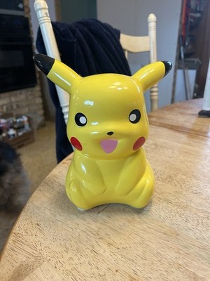 2015 Nintendo Pokémon Pikachu Ceramic Piggy Bank 9  Starpoint By F.A.B 