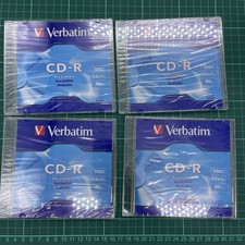 Verbatim CD 4 Pack CD-R 700MB 52X Blank Brand New & Sealed