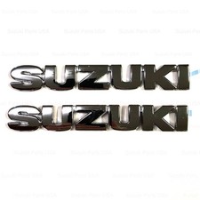 Qty 2 - Suzuki Chrome Emblem - Samurai Sidekick Sj413 Sj410