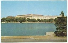 Washington DC Bureau of Engraving and Printing Chrome Vintage Postcard Chrome