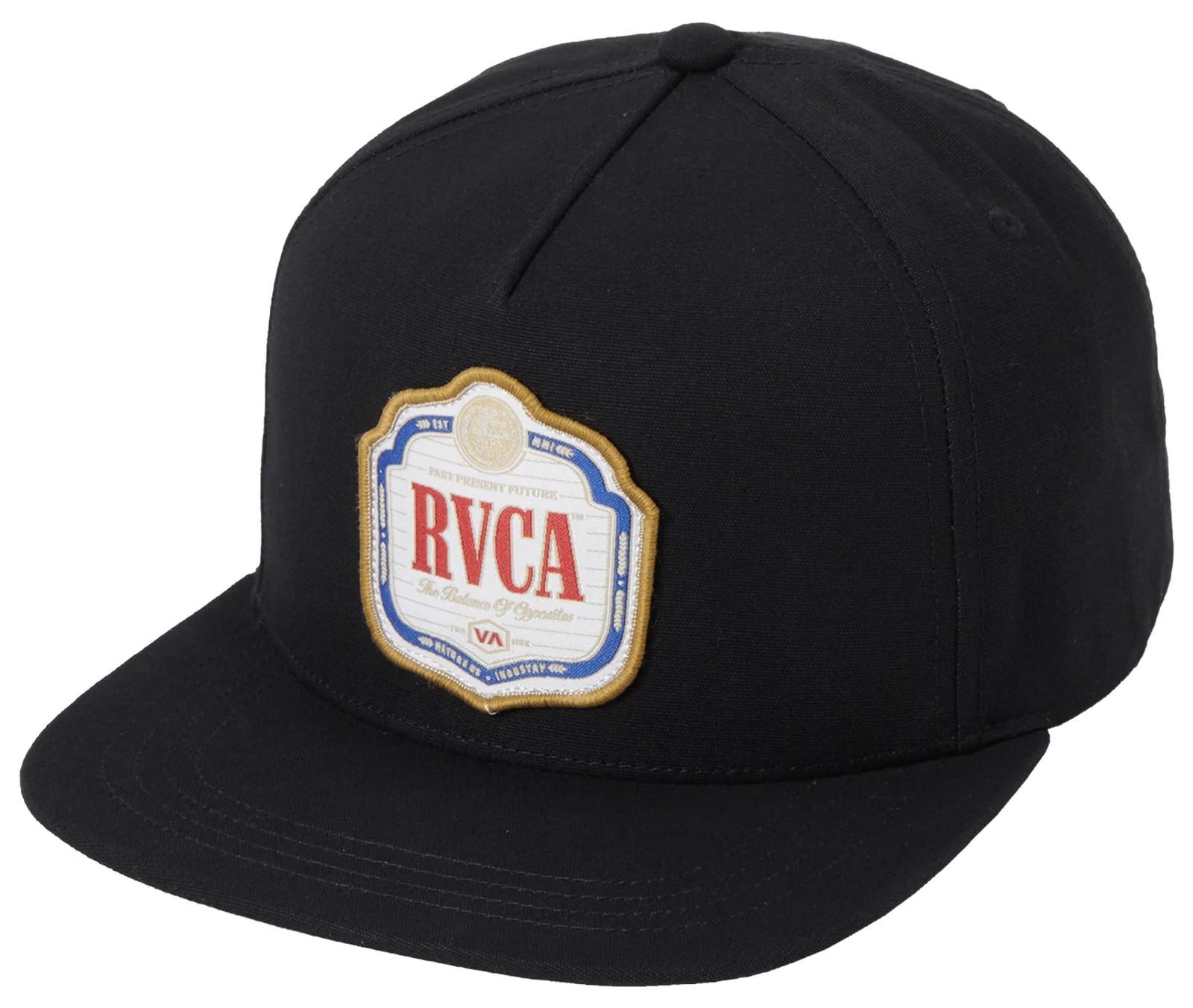 RVCA Philsner Snapback Hat - Black - New 5890₽