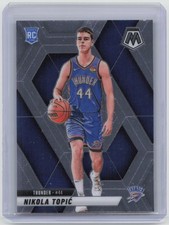 Nikola Topic Base Panini Mosaic #242 NM Rated Rookie