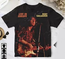 Rory Gallagher Live In Europe Album Cover AOP 3D T-shirt