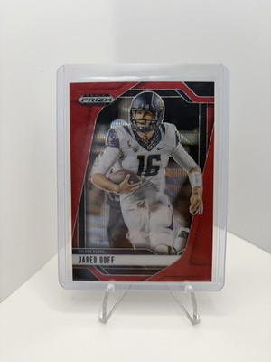 2025 Panini Prizm Draft Picks - Jared Goff #172 Ruby Wave Prizm