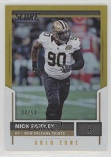 2017 Score Gold Zone 4/50 Nick Fairley #111 e6p