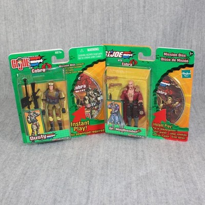 GI JOE vs. Cobra Spy Troops Hasbro Dusty | Dr. Mindbender 2x Action Figures New