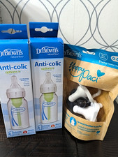 Dr. Brown's Anti-Colic Options Narrow Baby Bottle 4oz/120mL 2 Pack HappyPaci