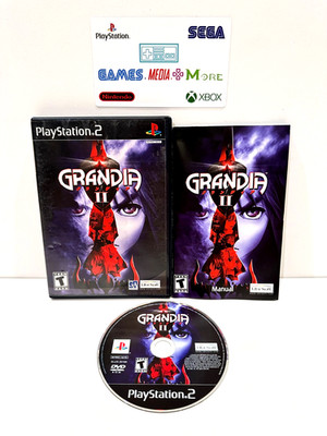 Grandia II (Sony PlayStation 2, 2002) PS2 Complete with Manual Fully TESTED CIB