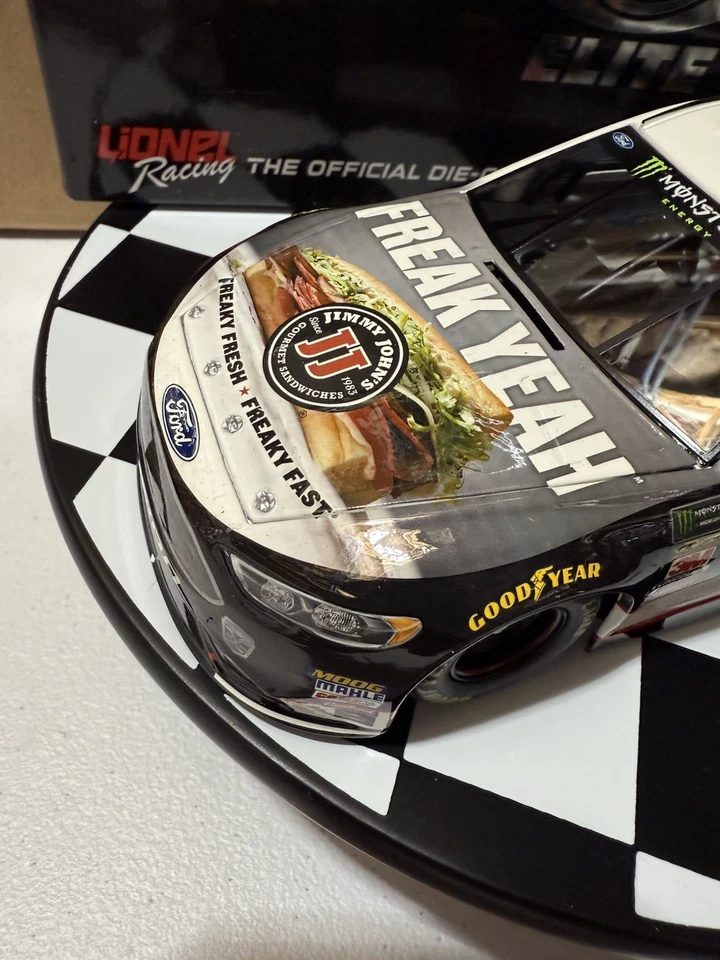 Литая модель Jimmy John's Kickin Ranch 2018 1:24 Nascar Кевин Харвик ELITE NO4 - Изображение 3 из 4