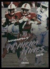 2018 Panini Luminance Nyheim Hines Rookie Indianapolis Colts #176