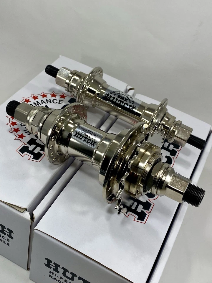 HUTCH BMX HUBS New School Design 17 Tooth 36H Nickel Plated Limited Edition JDB - Image 3 of 4
