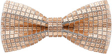 Rhinestone Bow Ties for Men Pre-tied Sequin Diamond Mens Women Tuxedo Bowtie wit