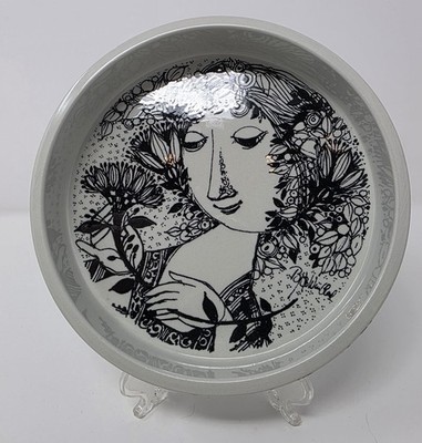 Nymolle Denmark Dish Bowl Bjorn Wiinblad Lady Danish Modern Vintage Stunning