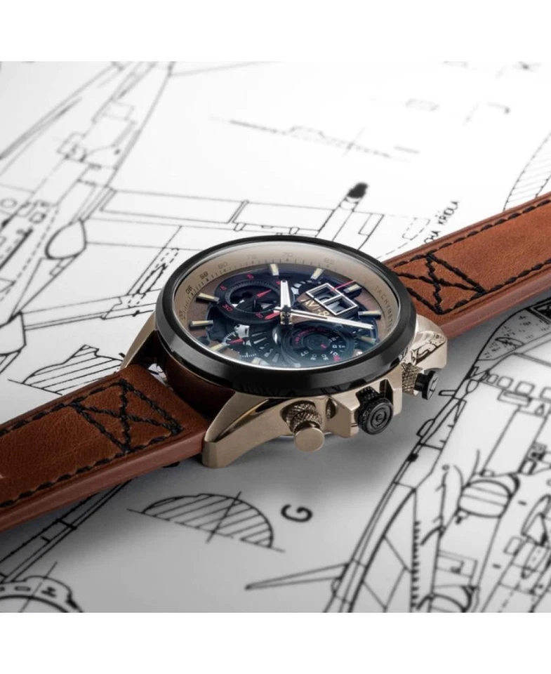 AVI-8 Men Analog Quartz Casual Watch Classic Dress Multicolor Dial Waterproof Ro - Image 2 of 4