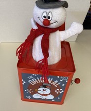 Frosty The Snow Man Is Jack In The Box. Made By Warner Bros.Kids Toy. Decoration