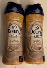 2-DOWNY Cozy Collection Laundry IN-Wash Scent Booster Vanilla Cashmere 7.8oz NEW