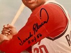 NICE! Frank Robinson Cincinnati Reds SIGNED 8x10 Photo w/ 1956 ROY w/ JSA COA — photo 3
