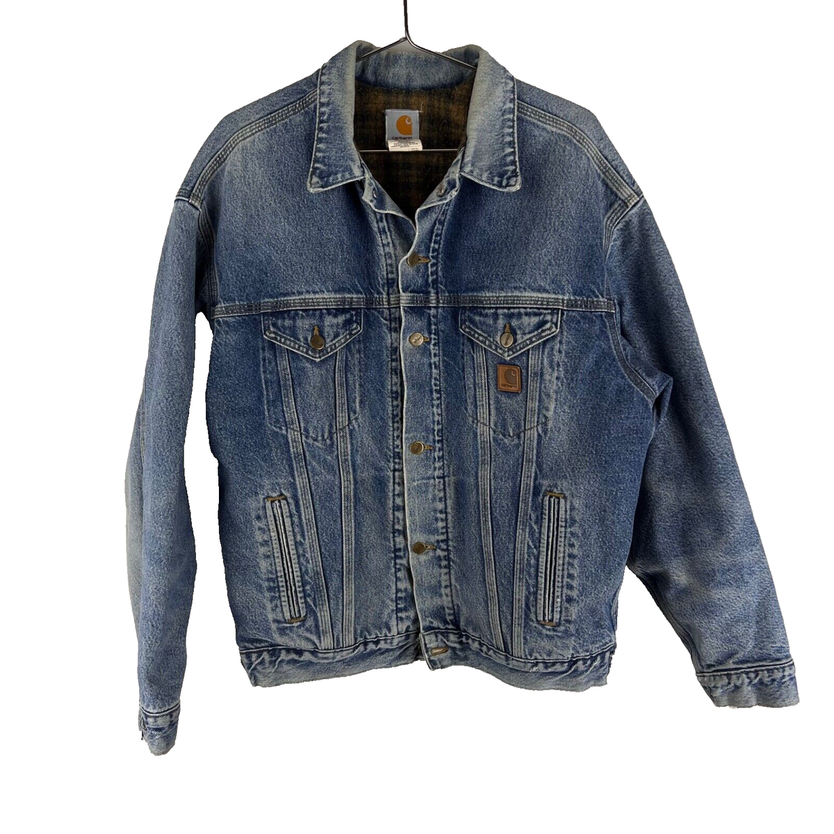 Carhartt　デニムジャケット　xl　90s VTG 90s Carhartt Denim Jacket Mens XL Tall J12DST Jean