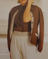 Stylecraft Knitting Pattern 4560 Ladies DK Twin Set Cardigan & Shell 30-42