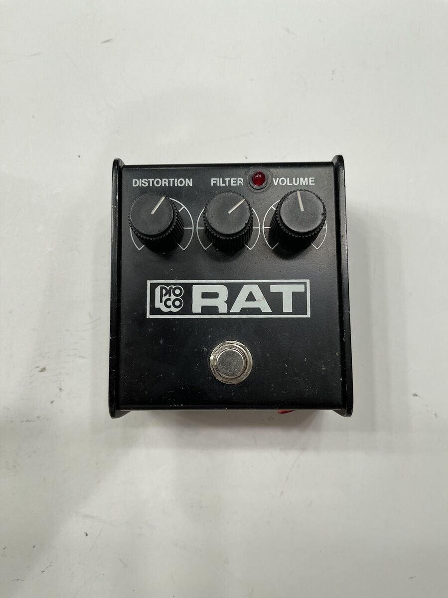 ProCo Rat Blackface Distortion Vintage 1987 Modified Guitar ProCo Rat Blackface Distortion Vintage 1987 Modified Guitar