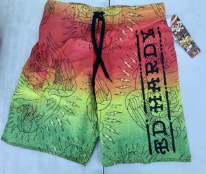 ed hardy mens swim trunks