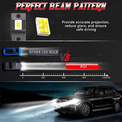 For Chevrolet Silverado 2500 2008-2022 9005 H11 LED Headlight Bulbs Hi-Low Beam - Picture 19 of 20
