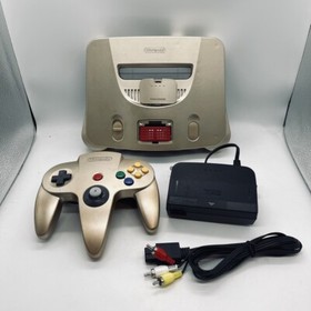 Nintendo 64 Gold N64 Expansion Pak Chose Original Controllers Cables REGION FREE