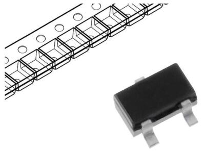 25X DTA114EE Transistor: PNP bipolar BRT 50V 50mA 150mW SOT523 R1: 10kΩ LUGUANG