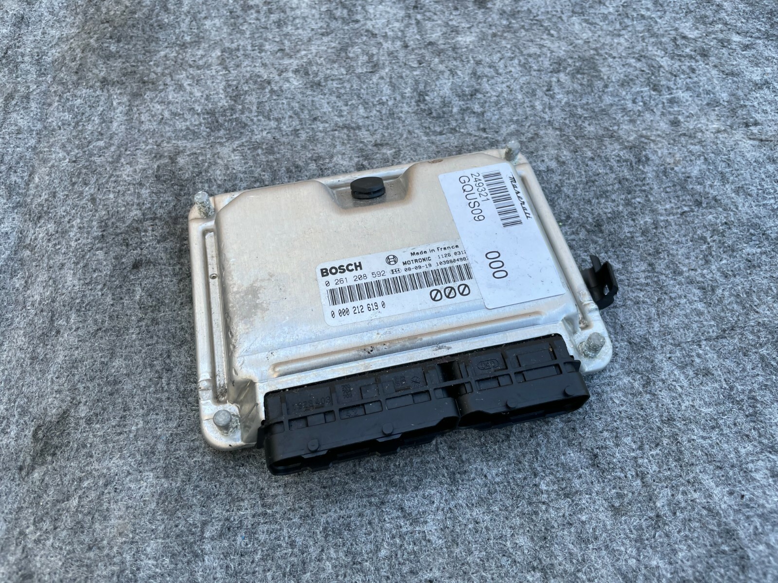 ENGINE COMPUTER ECU ASSEMBLY 51K 05-09 MASERATI QUATTROPORTE 4.2L M139