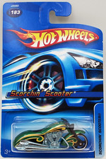 SCORCHIN' SCOOTER Metallic Green 2006 Hot Wheels Mainline #183 Mattel